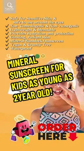 QNATURALS MILKYGLOW NIACINAMJDE SUNSCREEN WITH SPF50 PA+++ a mineral sunscreen perfect for all ages, skin types, and genders! #milkyglow #mineralsunscreen #queensco #vegan #crueltyfree #allnatural #organic #fyp 
