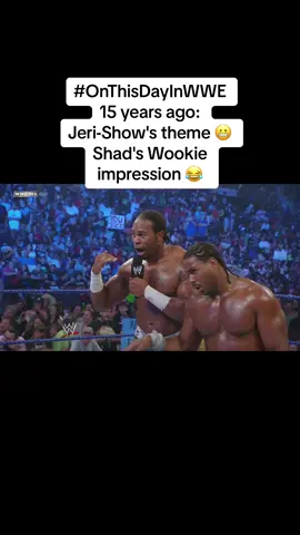 Sad seeing this and thinking of Shad Gaspard 💔 This was to build to the newly-formed Jeri-Show v Cryme Tyme for the WWE Tag Team Titles at SummerSlam '09. JTG and Shad were so popular, but only ever seemed to be a comedy duo.  Imagine a heel Shad given a big push - could have been amazing. #OnThisDayInWWE #WWE  