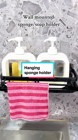Para di makalat sponge at dishwashing soap nio mare!#spongeholder #sinkorganizer #wallmountedspongeholder #hangingspongeholder#kitchenorganizer #kitchenessentials 