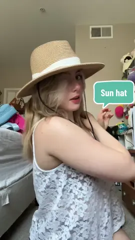 This sun hat is linked in this video #sunhat#tiktokshop#fashion#womensfashion#cute#Summer 