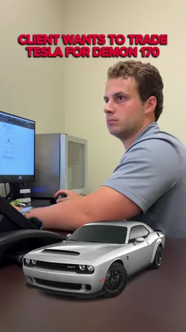 He will definitely be the cool Dad after this! **CLIENT GAVE PERMISSION TO RECORD THEM** #dodge #demon170 #cars #fyp 