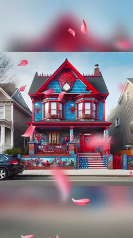 American Colonial-style house#superheroes #marvel #spiderman #funny #shorts #avengers #xuhuong #dc #master2023bytiktok 