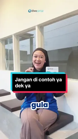 Harus rutin cek kesehatan ya dek yaaa jangan sampe terlambat ya dek ya☺️ #janganyadekya #elvasensebykalbe #sehatitupenting #wibgajian #alat3in1 