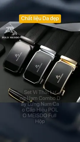 Set Ví Thắt Lưng Nam Combo Dây Lưng Nam Ví Da Nam Cao Cấp Hiệu POLO MEISDO Full Hộp Làm Quà Biếu Tặng Sinh Nhật Voi Titan mới Giá chỉ 2.480.000₫!
