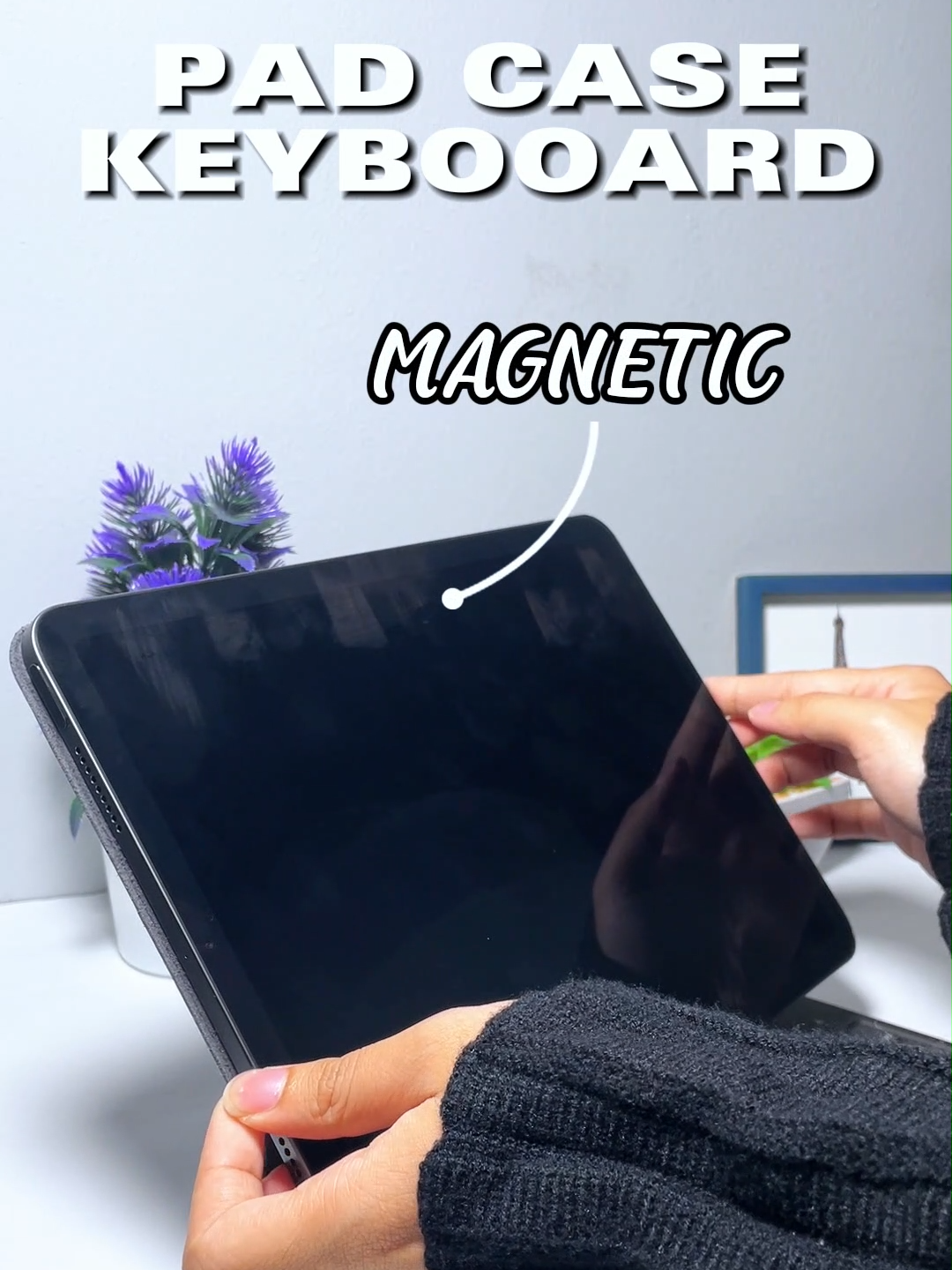 WIRELESS KEYYBOARD for IPAD.😍👍 #goojodoq #padcase #magneticcase #wirelesskeyboard#padkeyboard #bluetoothkeyboardcase #student #official #Home #foryoupage #foryou #fypシ