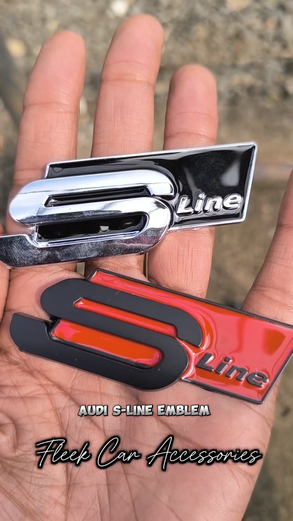 Audi Sline Emblem. ✔️To order check contact on bio. 🛒ksh.2500 #fyp #audi #sline #fleekcaraccessories #foryou #vybzkartel #audiquattro #viral #tiktok 