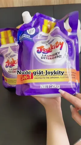 Nước giặt thơm lắm luôn ý 🥰🥰 #nuocgiat #joykity #nuocgiayjoykity #lavender #viral #hoamypham #hangdaisy #mua1tang1 