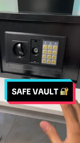 Secure your money, jewelries, etc. using this safe vault from @FunTech Mall #safe #vault #safevault #safewithpassword #vaultwithpassword #vaultsafe #vaultsafebox #secure #digitalsafe #safedigital 