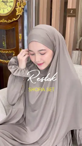 Ada kabar gembira😍Shofia set restok lagiiiii🥳Buruan co sekarang dikeranjang kuning ya🛍️ #zazaalabel #gamistiktokshop #gamispolos #gamismewah #gamisbusuifriendly #ootdhijab #gamisset 