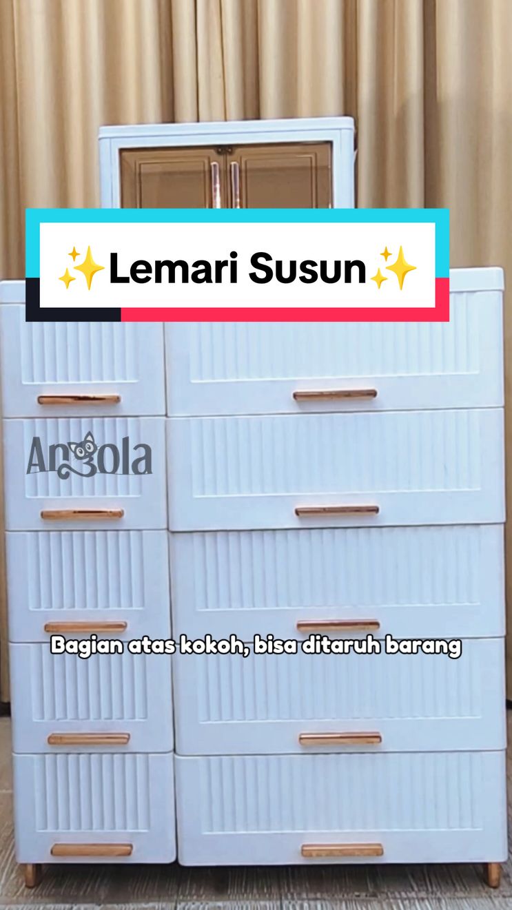Lemari Susun 5 tingkat serbaguna yang berfungsi untuk meletakkan barang apa saja. #angola #tiktok #tiktokshop #wib #wibgajian #tokopediawib #promo #diskon #fyp #fypシ #fypシ゚viral #lemari #lemariminimalis #lemaripakaian #lemariplastik #lemaribaju #lemarimurah 