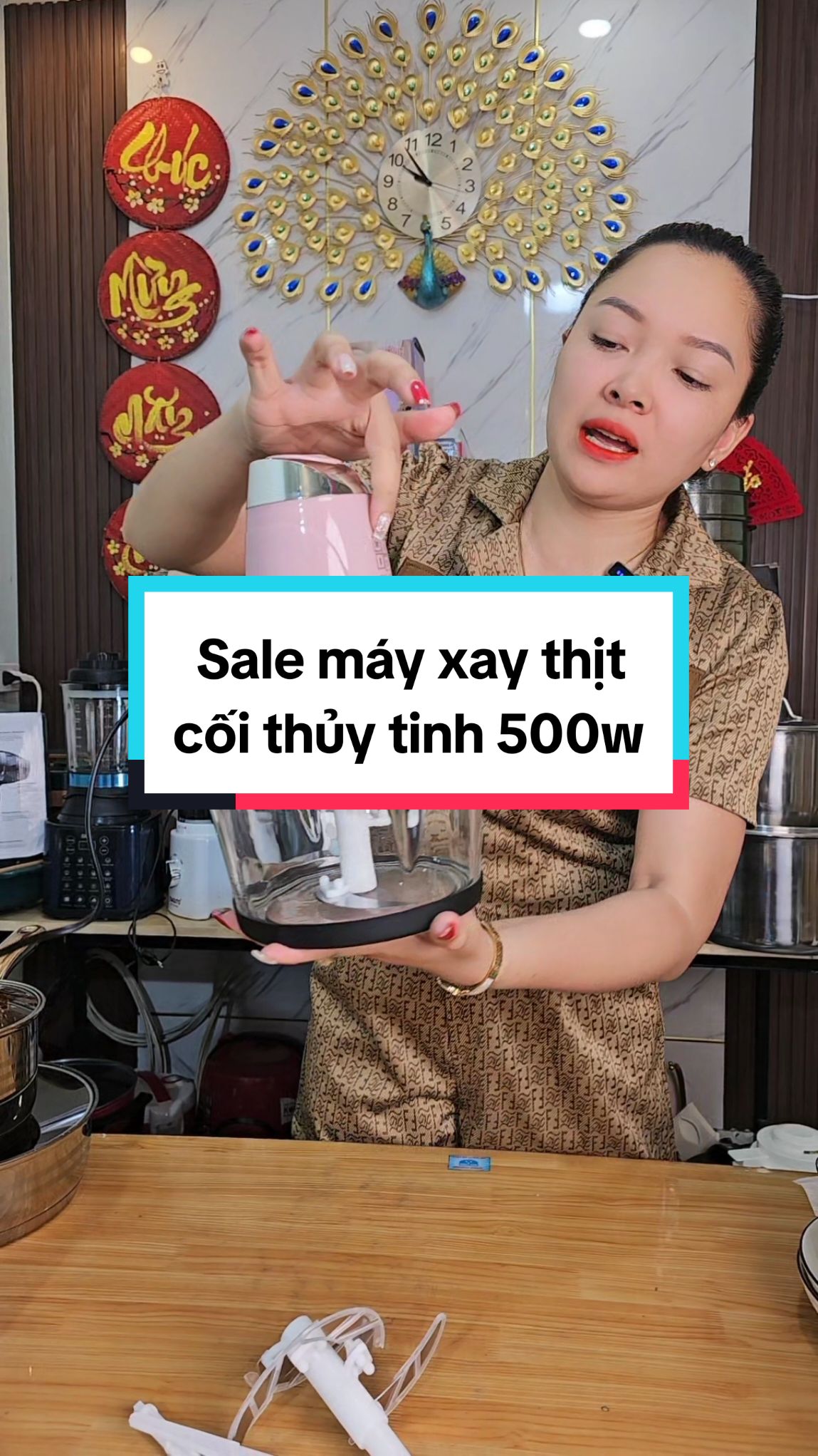 Máy xay thịt Mi/su  cối thủy tinh, công suất 500W, bảo hành 1 năm ( tặng kèm 1 lưỡi dao, 1 đánh trứng ) sale giá rẻ #khosihunghue #xuhuong #mayxaythit #mayxay #mayxaydanang 