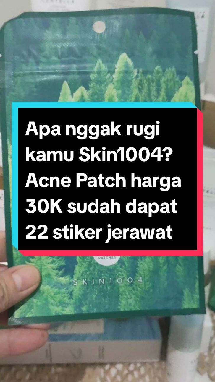#CapCut Acne Patchs dari Skin1004, cuman 30 ribu aja sudah dapat 22 stiker acne patch. Apa nggak rugi kamu Skin1004? #skin1004 #centella #racuntiktok #acne #acnepatch 