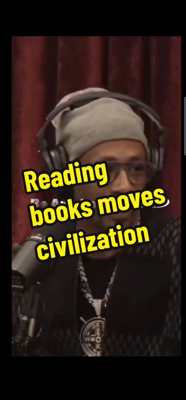 Reading books moves civilization #kattwilliams Katt Williams #beawakechannel #joerogan #jre #books 