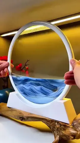 This 3D creative quicksand painting ornament is quite interesting. You can enjoy a different view every time you flip it. Recommended#homeaccessories #interesting #decorations #quicksandpainting #decompression