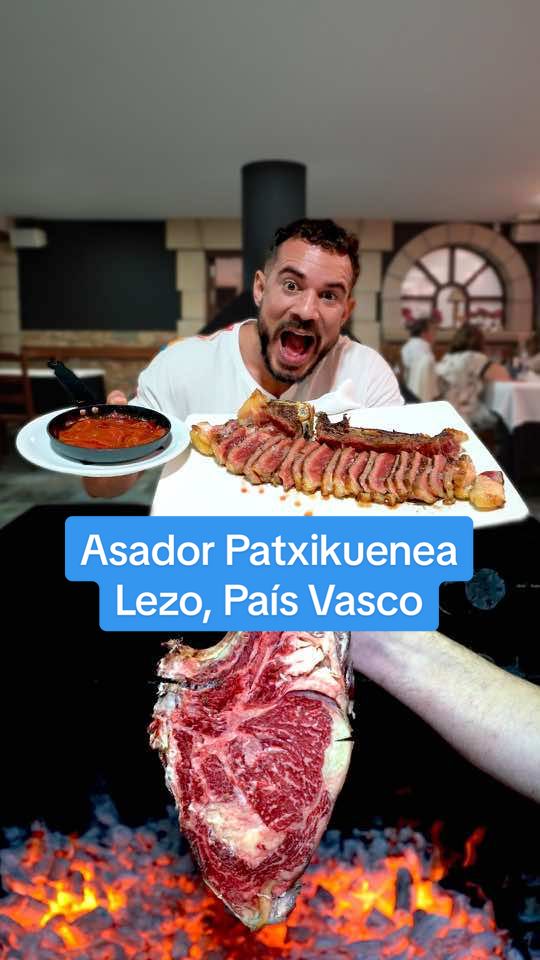 La increíble Txuleta de un Caserío Vasco con más de 200 años de antiguedad: Asador Patxikuenea en Lezo (a 15 min de Donosti, Pais Vasco) #asador #txuleta #paisvasco 