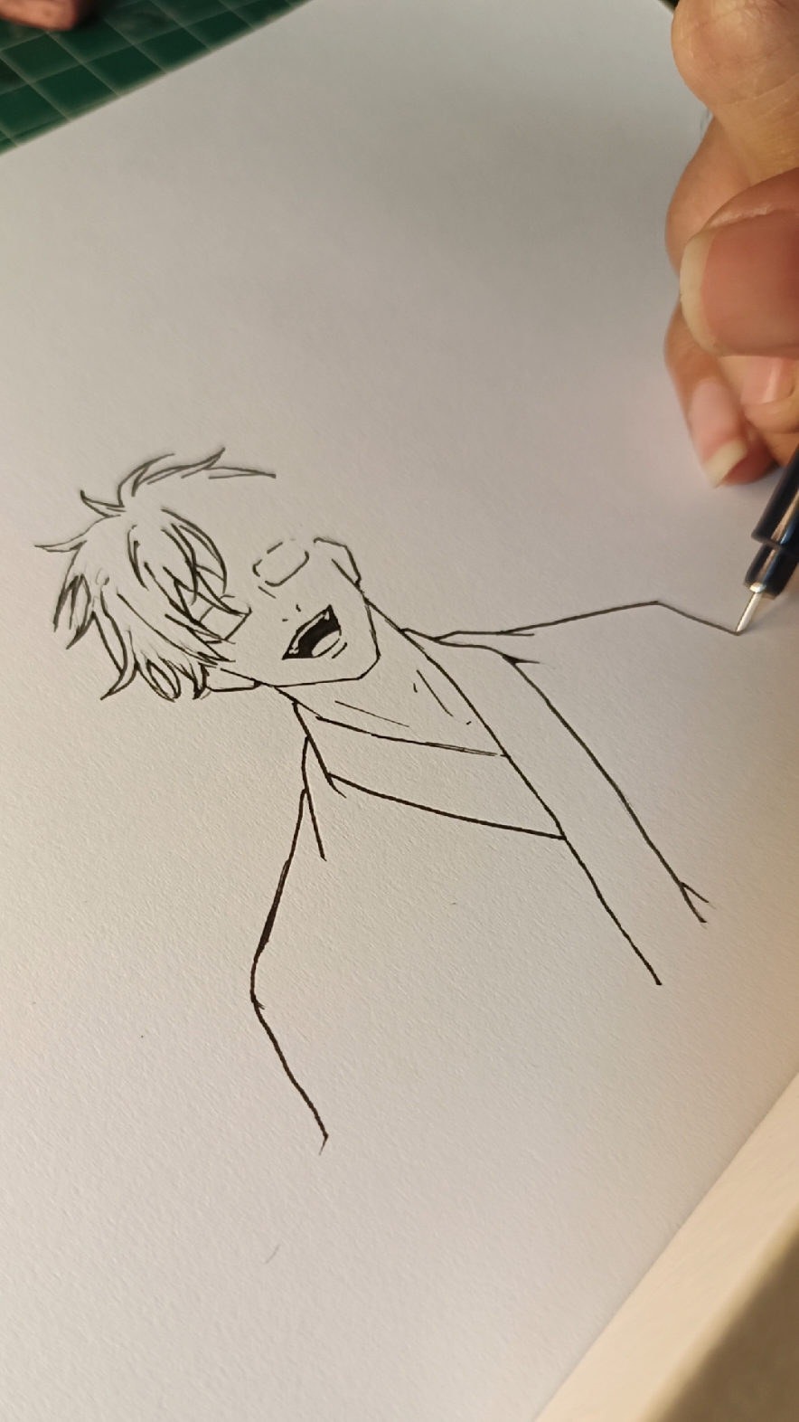 gojoo app name:AR Drawing  #jjk #jjk #gojousatoru #fyp #drawing 