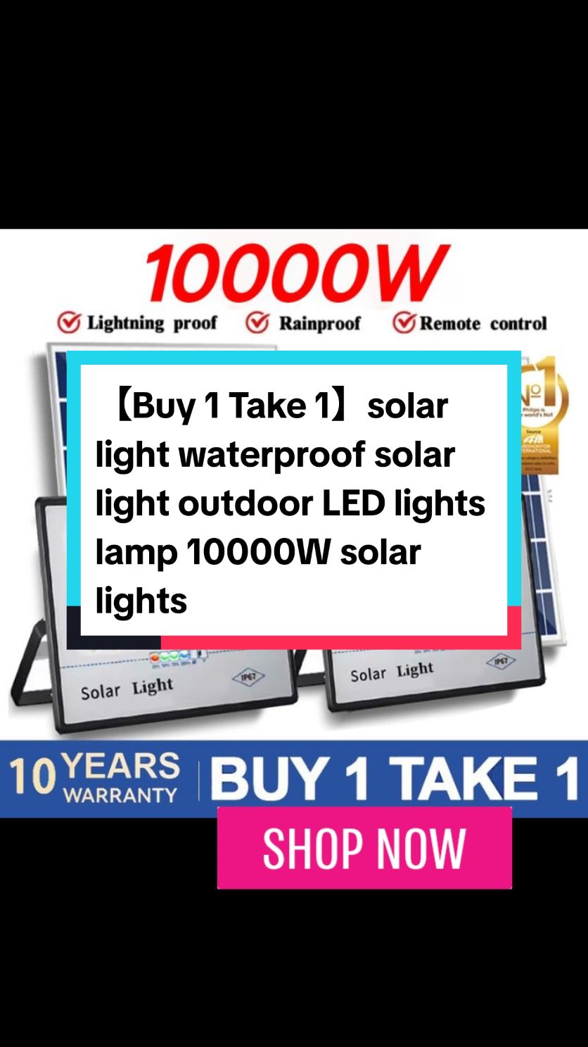 Solar light waterproof solar light outdoor LED lights lamp 10000W solar luar rumah automatik lampu  solar wall lighting indoor solar light for home  Solar light  #Outdoors #camping #solarlight #malaysia #KitaJagaKita #affiliatemarketing #tiktokshop #fyp #affiliate #lamanrumah #savemoney 