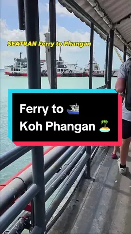 How to get to Koh Phangan via ferry from Surat Thani 🇹🇭➡️⛴ #kohphanganthailand #kohphanganisland #travelthailand #kohphangan #earthnomadslava