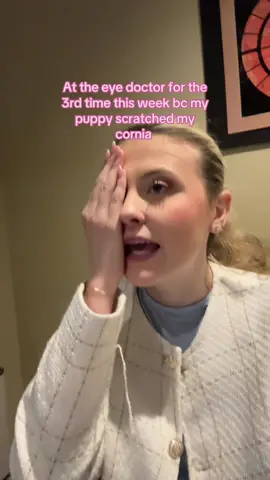 I didnt know i was scared of the eye doc #puppy #eyedoctor #fashion #cavapoo 