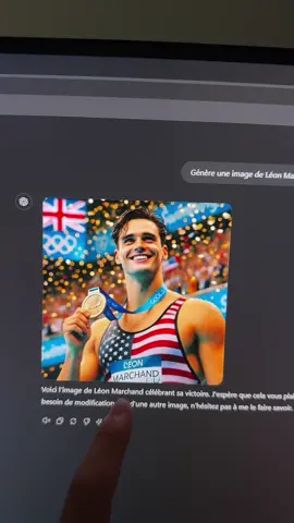 Chatgpt est bizarre avec Léon Marchand mais ca passe