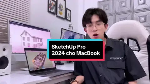 Sketchup Pro 2024 phần mềm mô phỏng 3D cho MacBook #sketchuppro2024 #sketch #congnghe40s 