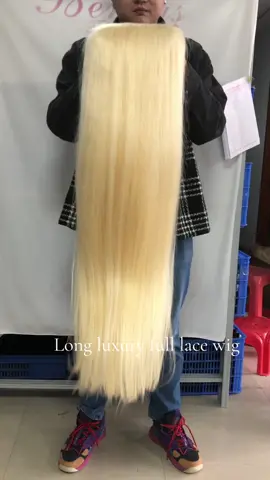Hd lace full lace wig with top quality. #longhair #blondewig #hdlace #fulllace #straighthair 