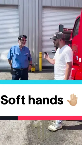 Replying to @Jared “They got soft handssss” 👉🏼🤚🏼 #softhands #oldschool #truckdriver #trucker #cdldriver #truckersoftiktok #companydriver #owneroperator 