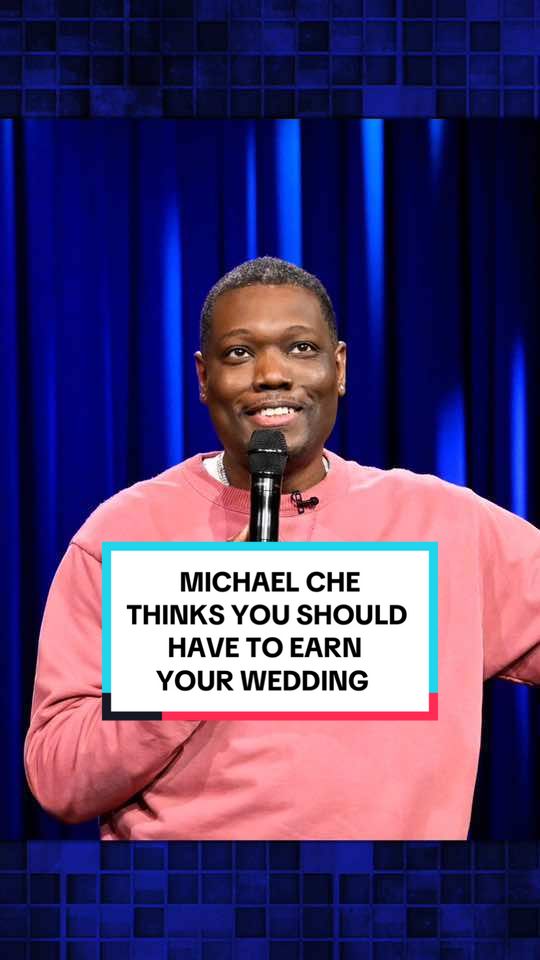 Michael Che thinks you should have to earn your wedding 😂 #FallonTonight #TonightShow #MichaelChe #StandUp 