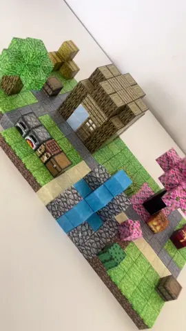 I want to live there. 🎉#minecraftbuilding #magneticblocks #minecraftideas #buildingblockchallenge #minecraftideas #relaxingvideos #creative #toystory #foryou 
