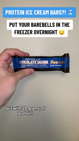 Craving an ice cream bar but want protein? Try this protein hack this summer! - #GymTok #gym #Summer #health #barebells #barebellsproteinbar #protein #proteinbars #proteinsnacks #proteinhack #proteinsnack #proteinicecream #icecream #icecreambar 