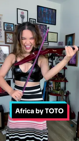 Africa by TOTO on ELECTRIC VIOLIN #Violin #Violinist #ElectricViolin #ElectricViolinist #miaasano #Toto #TotoBand #Rock #ClassicRock #africa #africabytoto #EightiesMusic #1980 #80s 