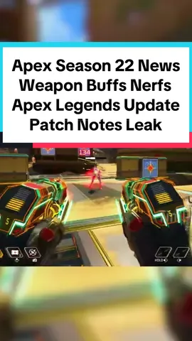 All Weapon Changes in Season 22 of Apex Legends! 👀 Season 22 of Apex Legends, known as Shockwave, releases on August 6th with a brand new map known as E-District! Some weapons are getting nerfed and buffed in the new season of Apex Legends: -Akimbo for Mozambique and P2020: Picking up two of these weapons allows you to dual-wield them. Any attachment you find is mirrored onto the second weapon. With Akimbo, both guns are automatic, have an increased fire rate, and replace aiming down sights with tighter hip fire. -LMGs: All LMGs now have a new Gun Shield hop-up – a front-facing shield similar to Gibraltar’s  passive, called Gunshield Generator. The shield can take 40 damage and has a short cooldown to regenerate once destroyed. -Shotguns: Damage per pellet increased for Mastiff and Peacekeeper, but they fire fewer pellets. -Havoc: Hip fire nerf -Hemlok: reduced damage from 20 to 19, increased time between bursts, smaller white and blue mag size. -Light ammo stacks increased from 60 to 72. Shotgun to 20, and Energy to 54. Magazine capacity increased for Light Amma guns, including the R-301 -Mythic Loot Bins spawn EVO caches, Gold Weapons, and Mythic Weapons #apex #apexlegends #creatorsearchinsights #GamingOnTikTok #apexseason22 