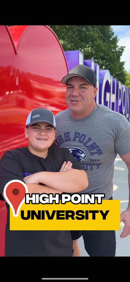BOOM METER 💥 Takes On HPU‼️ #highpointuniversity #hpu #college #collegefood #boom #father #son #family #bigjustice @High Point University 