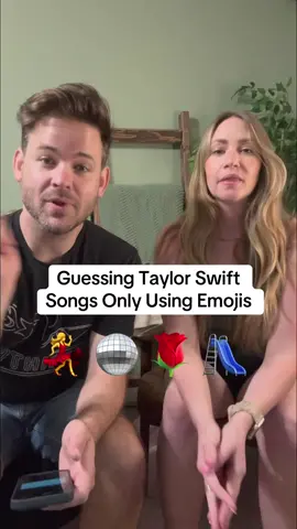 Guess the Taylor Swift song only using Emoji clues! #taylorswift #swiftie #tiktokgame #game #couple #couplegoals #marriage #marriedlife #challenge #coupletiktoks #humor #emojichallenge @Sean Patrick @Kellie McGillicuddy 
