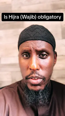 Imam Mustafa explains that Hijrah, or migration for the sake of Allah, is considered obligatory (wajib) when a Muslim is unable to practice their faith freely in their current location. However, it becomes non-obligatory if they can openly practice Islam without fear of persecution. Tags: #MustafaAbuRayyan #Fatwa #Deen #Islam #Islamic #Dua #Hijra #Sunna #Seerah #MuslimTikTok #Quran #Sunnah #Fiqh #Hadeeth #Halal #Haram #lightuponlight 