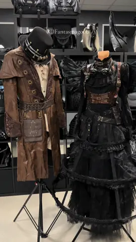 Bloodborne outfits 🤎⚙️🤎 #fantasmagoria #brownoutfits #steampunkfashion #steampunk #steampunkcosplay #couplegoals #couplesoutfits #bloodborne 