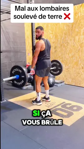 Mal au dos au soulevé de terre? #musculation #sport #salledesport #conseil 