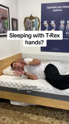 Do you sleep with T-rex hands?  #sleep #trexarms #neurodivergent 