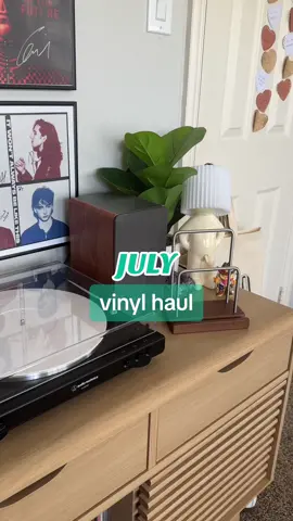 july vinyl haul🥳 lots of 7 inches this month😭😭 #fyp #vinyl #vinylrecords #music #haul #oliviarodrigo #chappellroan #arianagrande #zaynmalik #calvinharris #charlixcx 