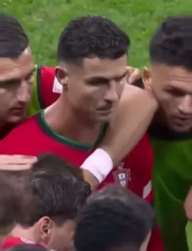 He saw his mom crying 😞 #cristianoronaldo #ronaldo #cr7 
