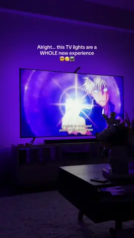 These lights gave me another reason to not leave my house🥹🧘 #gojo #satoru #jjk #jujutsukaisen #tvledlights #ledlights #goveelights 