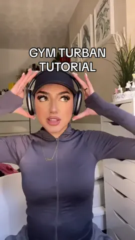 Long awaited gym turban tutorial!!!!! Actually took way toooo long to post this 😂 #fyp #hijabi #turbantutorial #gym #pakistani #trending 