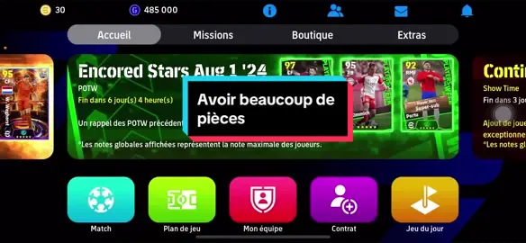 Comment avoir beaucoup de pièces sur efootball mobile.    #efootball2024 #efootball2023 #efootball #efootballmobile #efootballmobile2024 #efootball2024mobile 
