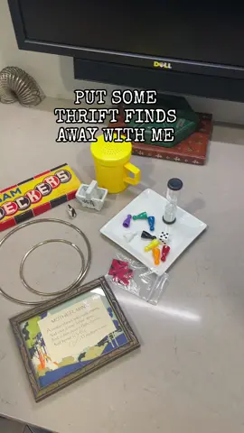 Come put some thrift finds away with me! It's time again to style, store, and organize my thrift finds! ••••••• #thrifting #thrift #thrifties #thriftie #thrifteddecor #thriftfinds #thrifter #vintage #fyp #thrifthaul #organization #organizedhome #styling #styled #thrifttok  #organize
