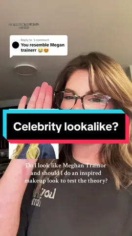 Replying to @. #celebritylookalike #celebritylookalikechallenge #meghantrainor #doppelgänger 