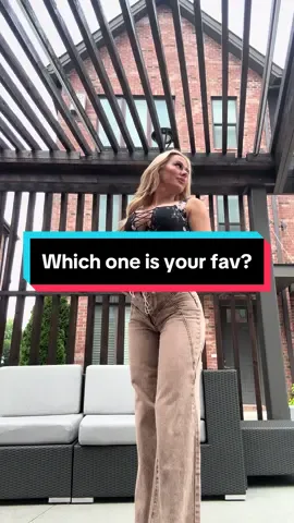 Which @FashionNova outfit do you prefer? Ad  #fashionnovapartner #OOTD #fashion #StreetStyle No exception lace up baggy jeans Top of the game camo cargo pant Francesca floral corset top