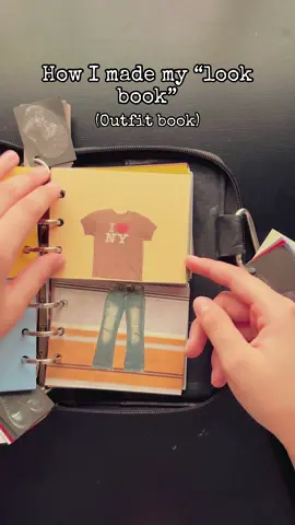 How I made my “look book” inspired by Cher’s closet from Clueless