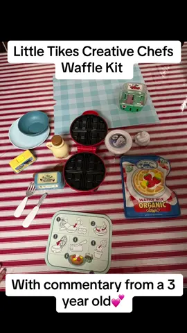 Thursday calls for a pajama party with my 3 year old cousin. 💕 Had to make a video before the colors get mixed too much 🫣 #littletikes #creativechief #waffles #sleepover #pajamaparty 