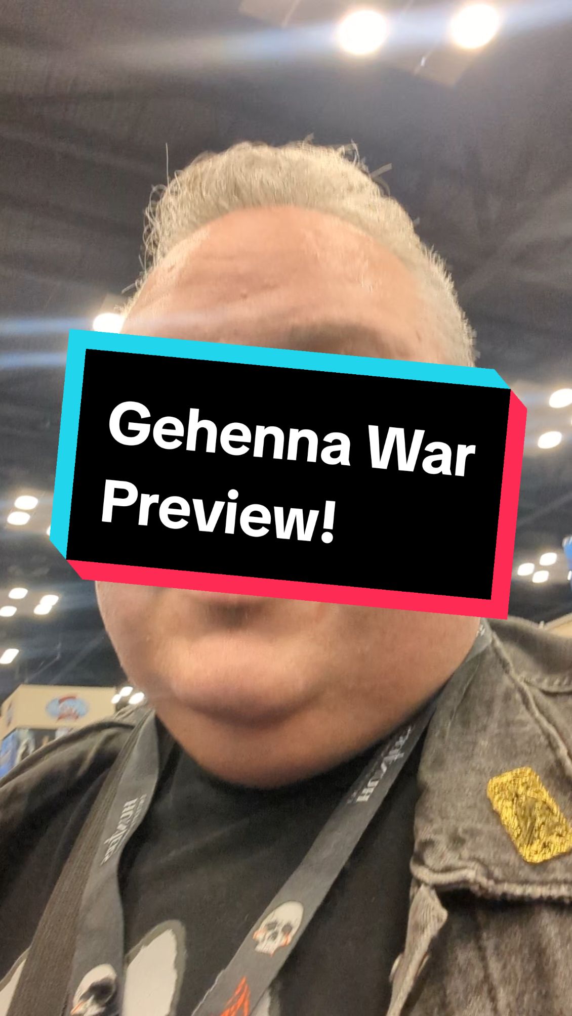 Previewing the Gehenna War supplement at Gen Con! #vtmtok #worldofdarkness #vampirethemasquerade #ttrpg 