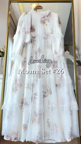Launching time✨ moana ada model baru nih, rempel 4 susun jadi tambah mewah dan elegan🤭stay tune di live kita hari ini, jangan sampe kehabisan karena warna